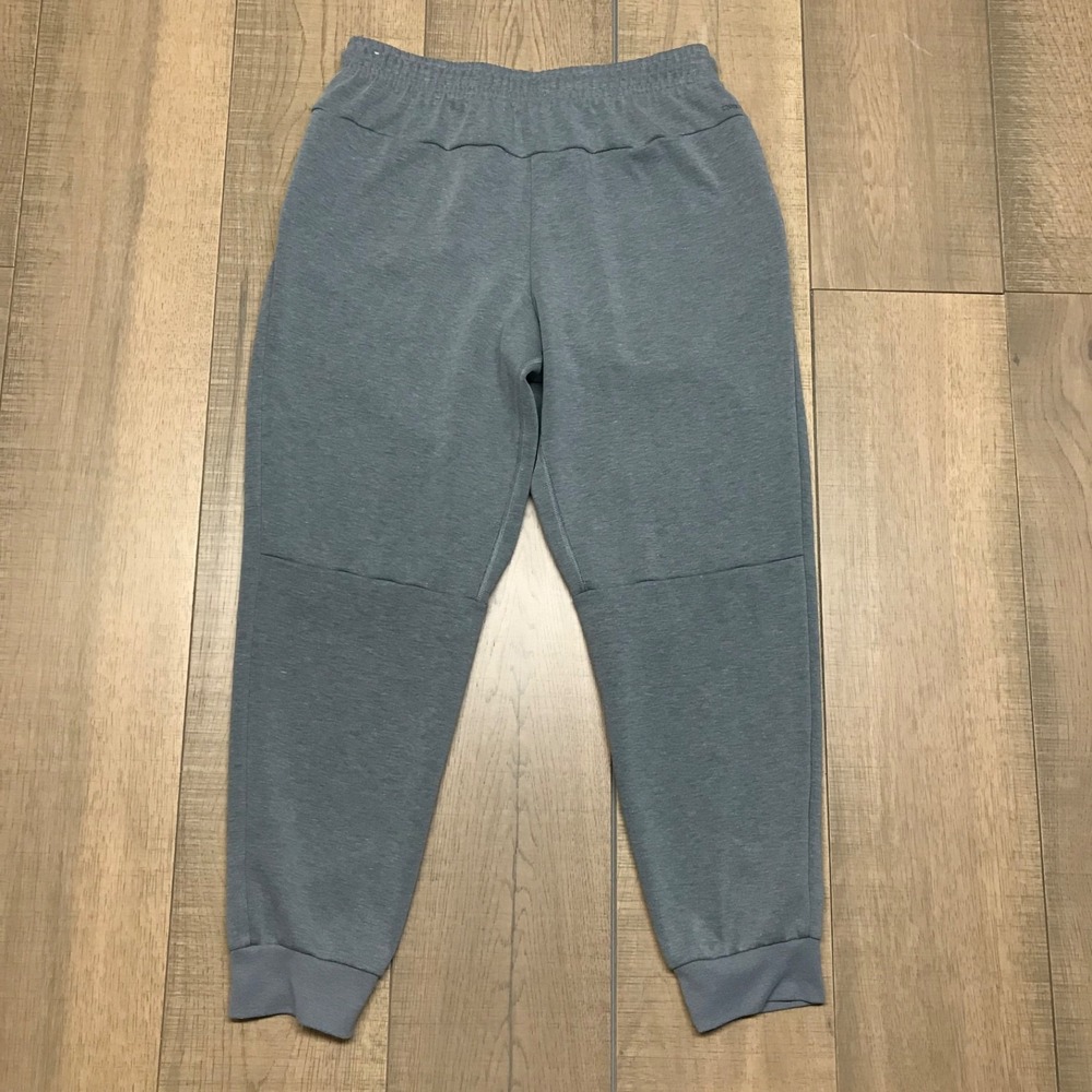Nike Joggers Pants Mens Size M Gray Fleece Dri-Fit Gym Run Athletic Primary UV - Picture 2 of 12